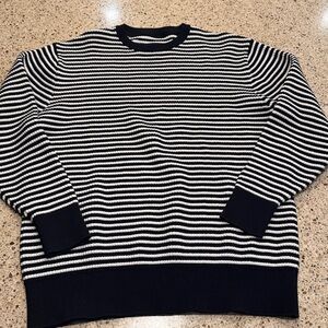 Barney Cools Men's Stripe Knit Sweater Size Medium